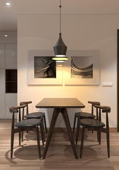  Thiết kế nội thất chung cư hiện đại tại Home City Trung Kính - chị Then